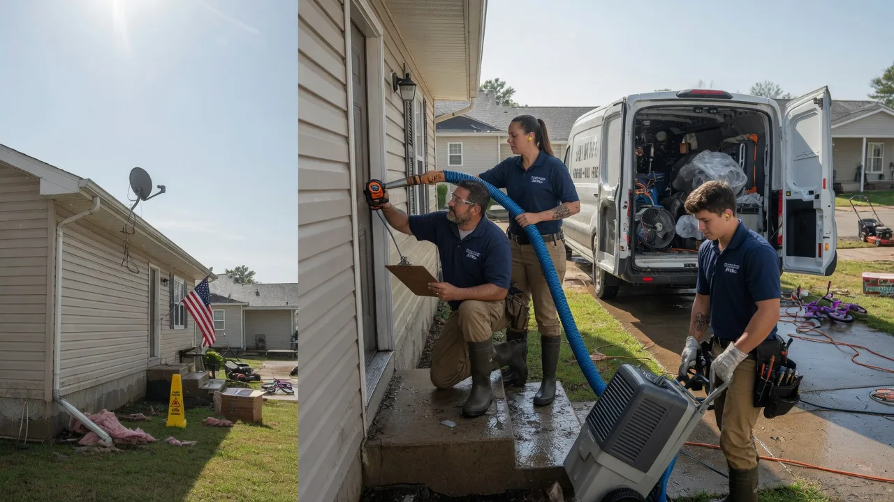 Ceiling Water Damage Restoration in Watertown, SD near me